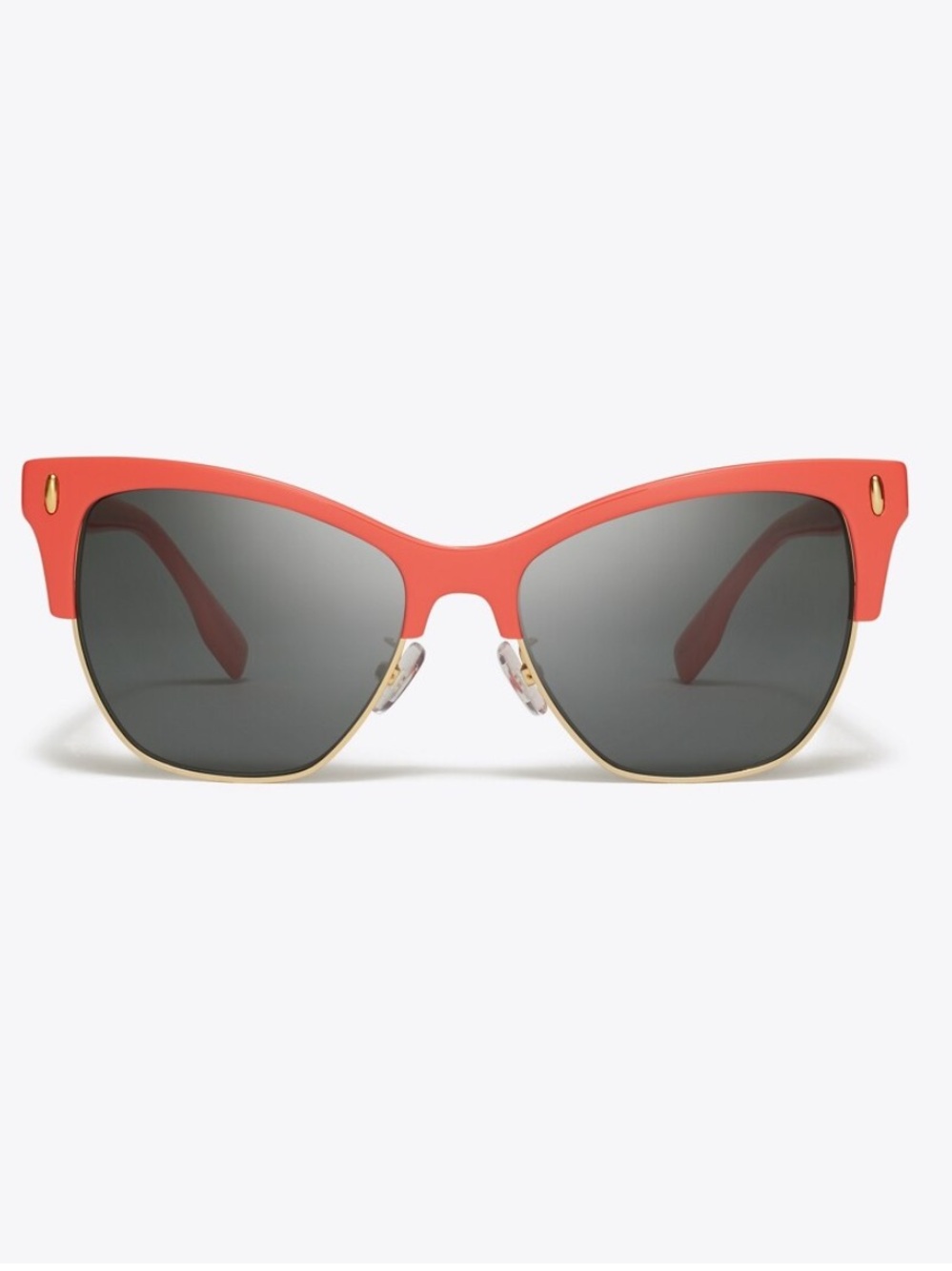 Tory Burch TY7199 Miller Cat-Eye Sunglasses in coral NWOT - Picture 3 of 6